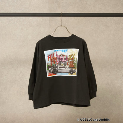 日本童裝 b・R# 吸水速乾 防UV 【BACK TO THE FUTURE 40TH】 印花上衣 110-150cm 男童款 秋季 TOPS