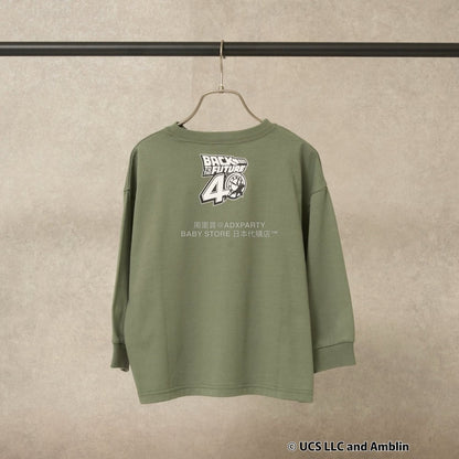 日本童裝 b・R# 吸水速乾 防UV 【BACK TO THE FUTURE 40TH】 印花上衣 110-150cm 男童款 秋季 TOPS