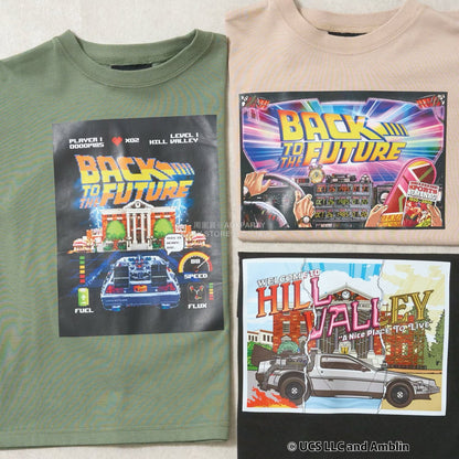 日本童裝 b・R# 吸水速乾 防UV 【BACK TO THE FUTURE 40TH】 印花上衣 110-150cm 男童款 秋季 TOPS