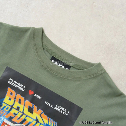 日本童裝 b・R# 吸水速乾 防UV 【BACK TO THE FUTURE 40TH】 印花上衣 110-150cm 男童款 秋季 TOPS