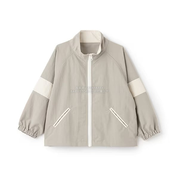 日本童裝 b・R# 拼色手袖風褸 100-150cm 男童款 秋季 OUTERWEAR