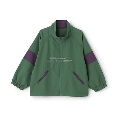 日本童裝 b・R# 拼色手袖風褸 100-150cm 男童款 秋季 OUTERWEAR