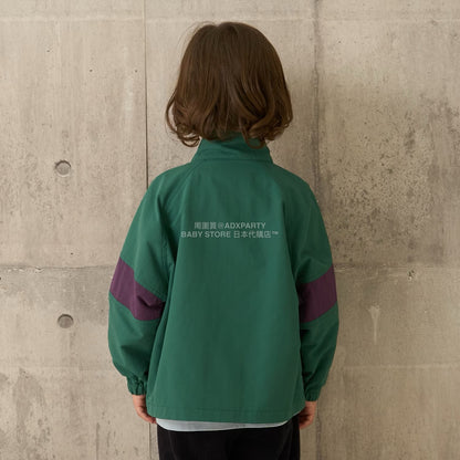 日本童裝 b・R# 拼色手袖風褸 100-150cm 男童款 秋季 OUTERWEAR