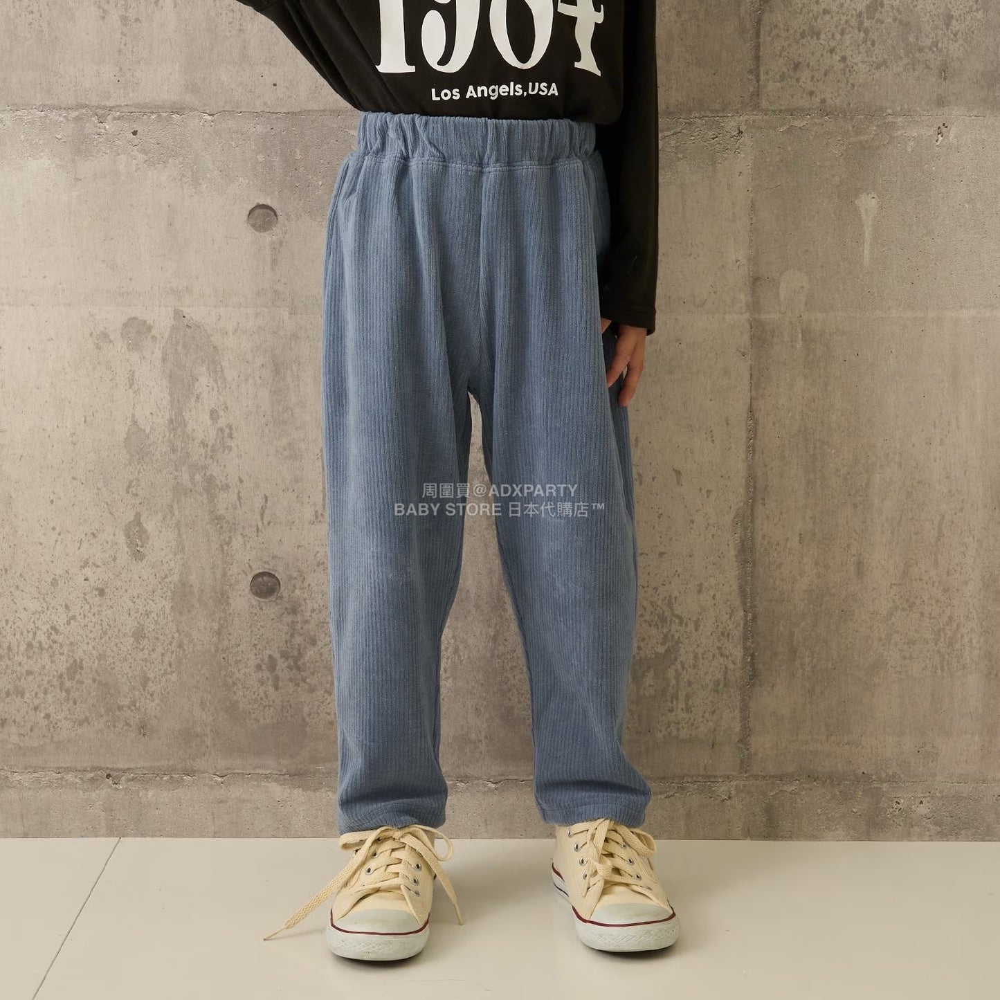 日本童裝 b・R# 針織燈芯絨褲 100-140cm 男童款 秋季 PANTS