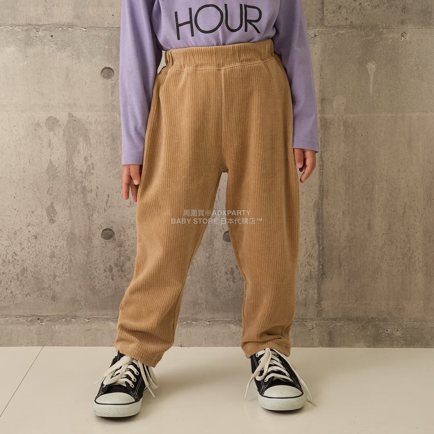 日本童裝 b・R# 針織燈芯絨褲 100-140cm 男童款 秋季 PANTS