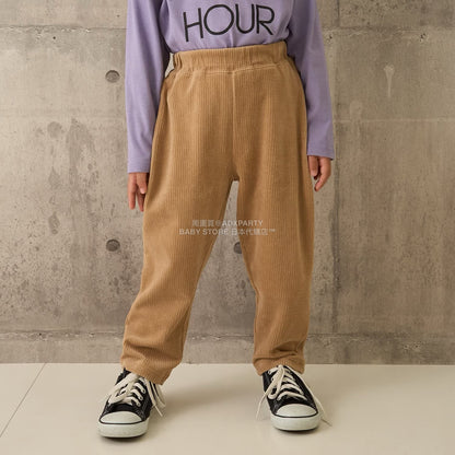 日本童裝 b・R# 針織燈芯絨褲 100-140cm 男童款 秋季 PANTS
