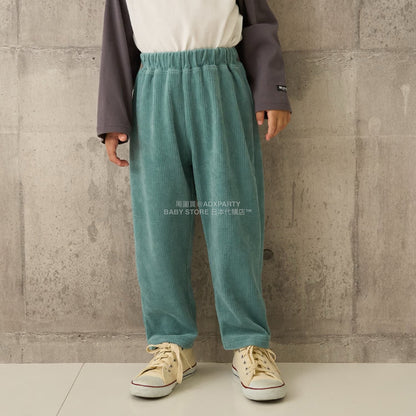 日本童裝 b・R# 針織燈芯絨褲 100-140cm 男童款 秋季 PANTS