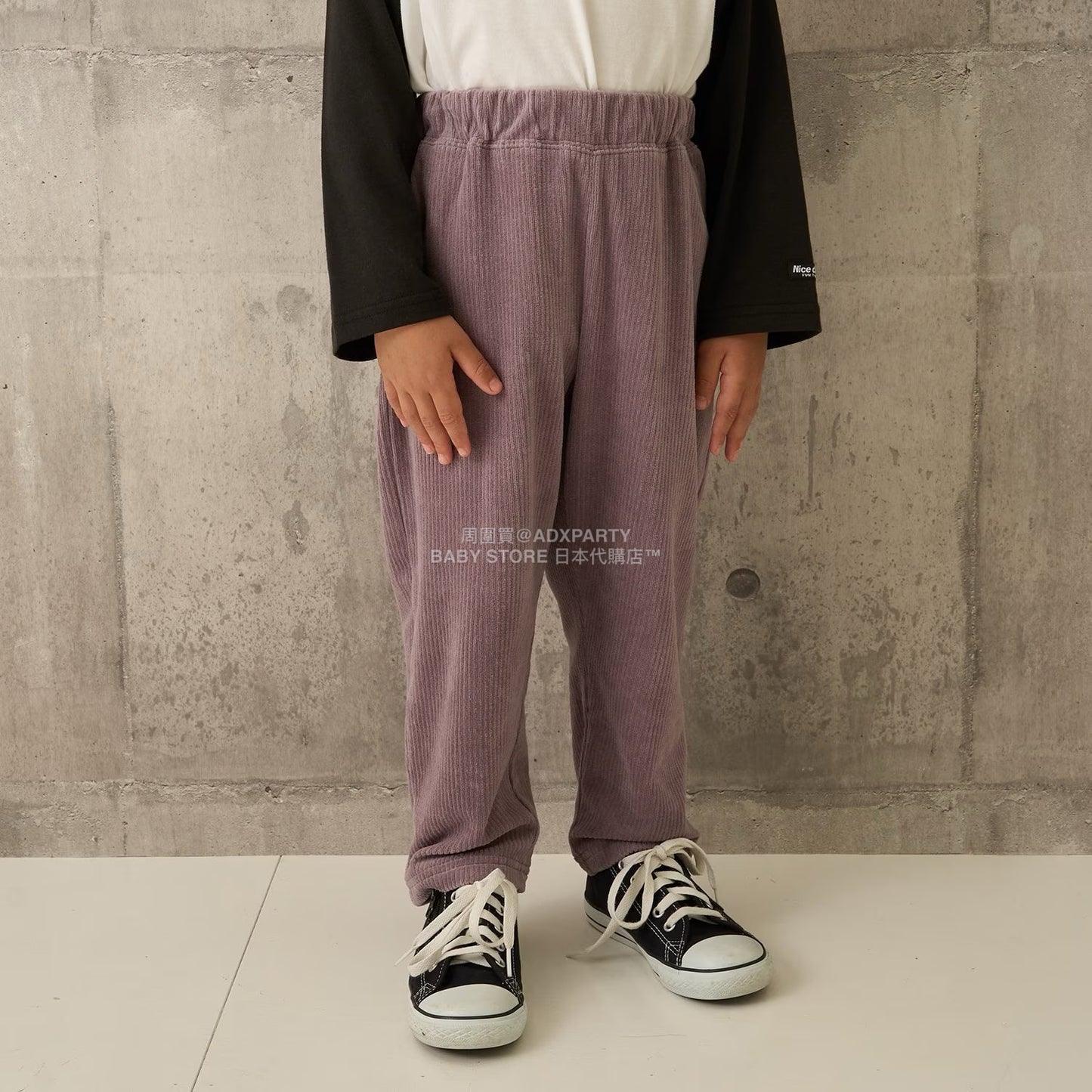 日本童裝 b・R# 針織燈芯絨褲 100-140cm 男童款 秋季 PANTS