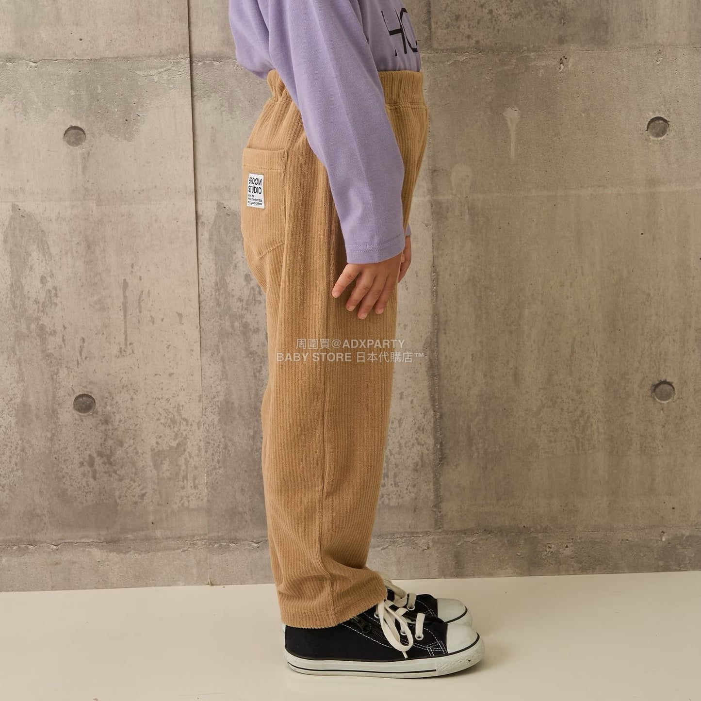 日本童裝 b・R# 針織燈芯絨褲 100-140cm 男童款 秋季 PANTS