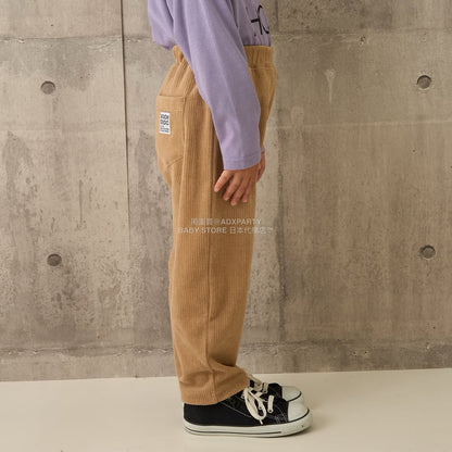 日本童裝 b・R# 針織燈芯絨褲 100-140cm 男童款 秋季 PANTS