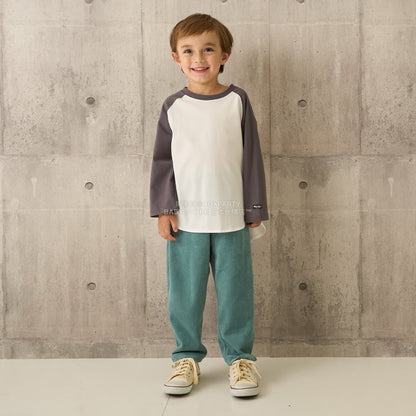 日本童裝 b・R# 針織燈芯絨褲 100-140cm 男童款 秋季 PANTS