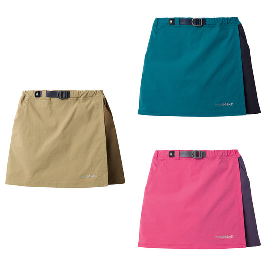 Japanese children's clothing mont-bell waterproof / elastic / lightweight mountain sports skirt pants 130-160cm girls' four seasons SKIRTS PANTS 