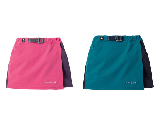 Japanese children's clothing mont-bell waterproof / elastic / lightweight mountain sports skirt pants 100-120cm girls' four seasons SKIRTS PANTS 
