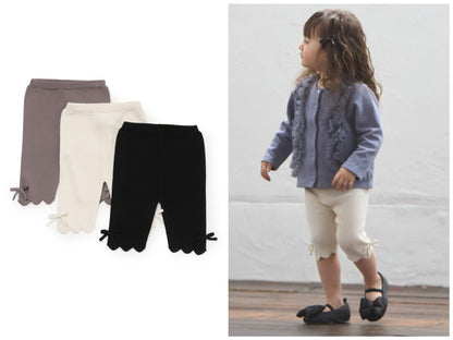 日本童裝 pe#main 針織緊身褲 80-130cm 女童款 秋季 PANTS