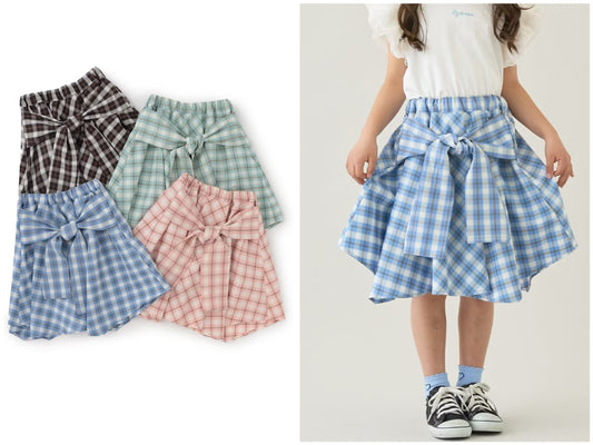 Japanese children's clothing Ly# mine tank top and shorts set 100-150cm girls summer TOPS PANTS 