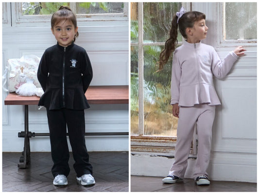 日本童裝 pe#main 芭蕾風運動兩件套裝 90-130cm 女童款 秋季 TOPS PANTS