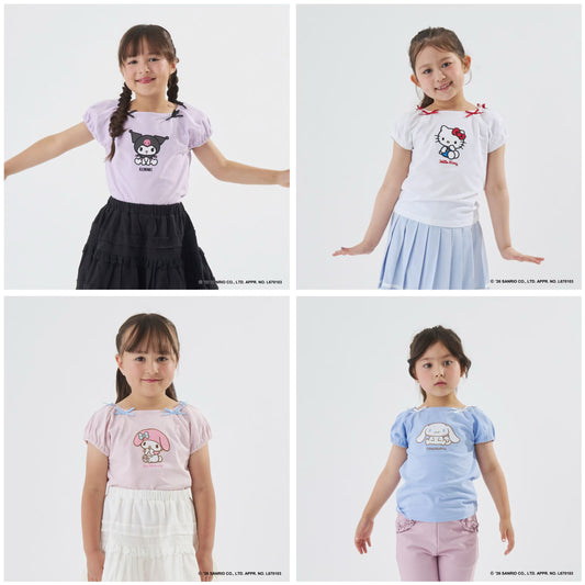 Japanese children's clothing Ly# mine tank top and shorts set 100-150cm girls summer TOPS PANTS 