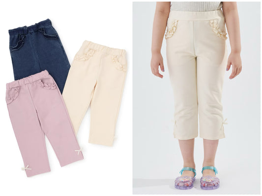 Japanese children's clothing Ly# mine tank top and shorts set 100-150cm girls summer TOPS PANTS 