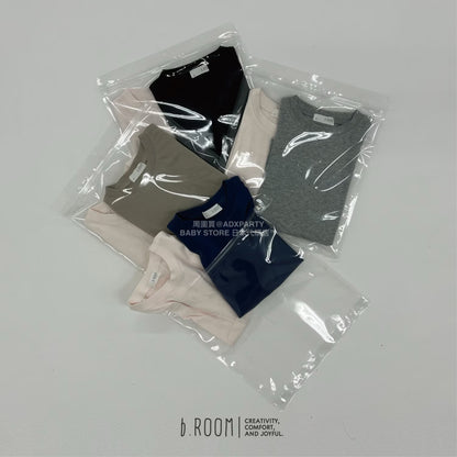 日本童裝 b・R# 2件簡約上衣套裝 100-150cm 男童款/女童款 秋季 TOPS