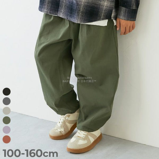 日本童裝 dev!rock 彈性斜紋寬鬆長褲 100-160cm 男童款/女童款 冬季 PANTS
