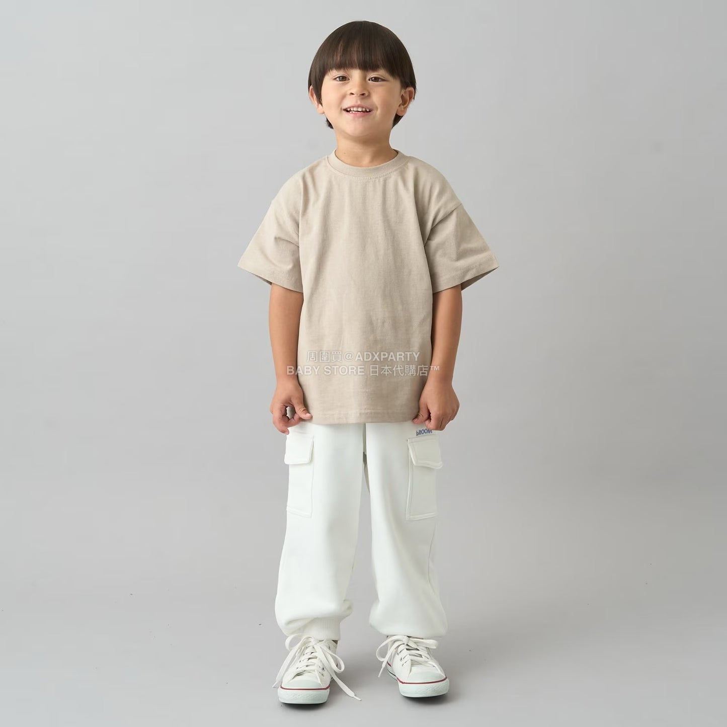 日本童裝 b・R# 2件簡約上衣套裝 100-150cm 男童款/女童款 秋季 TOPS