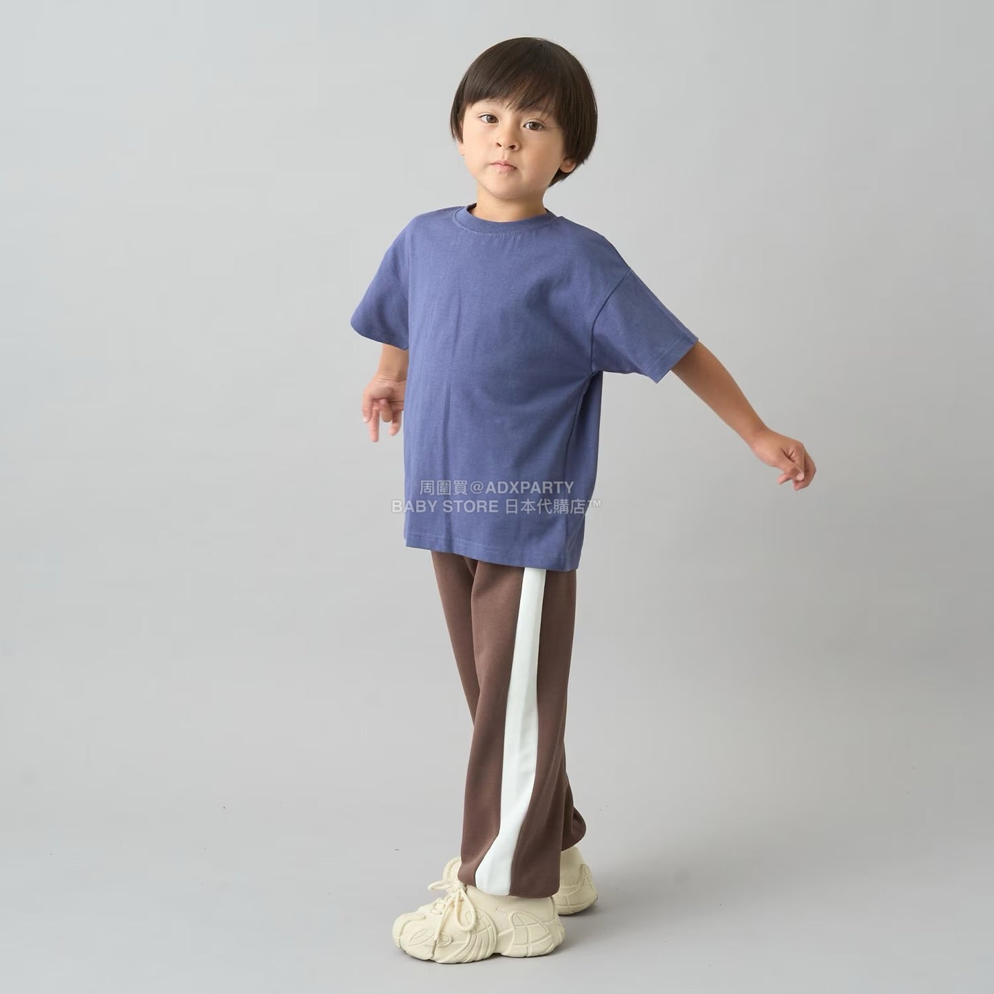 日本童裝 b・R# 2件簡約上衣套裝 100-150cm 男童款/女童款 秋季 TOPS