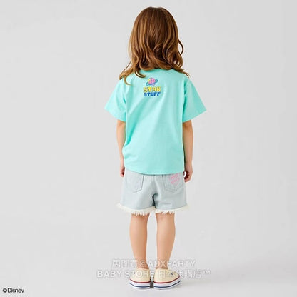 Japanese children's clothing BDL x Disney printed two-piece top 90-140cm boys/girls summer TOPS 