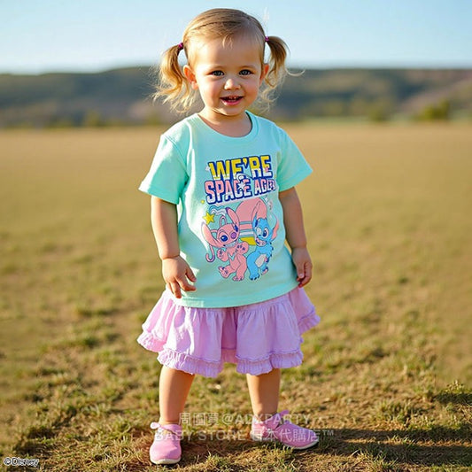 Japanese children's clothing BDL x Disney printed two-piece top 90-140cm boys/girls summer TOPS 