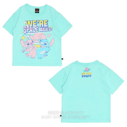 Japanese children's clothing BDL x Disney printed two-piece top 90-140cm boys/girls summer TOPS 