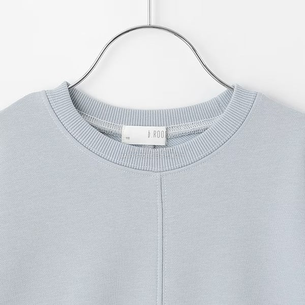 日本童裝 b・R# 吸水速乾 寬鬆配色縫線衛衣 100-150cm 男童款/女童款 冬季 TOPS