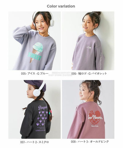 日本童裝 dev!rock 抓毛印花衛衣連身裙 100-160cm 女童款 冬季 DRESSES