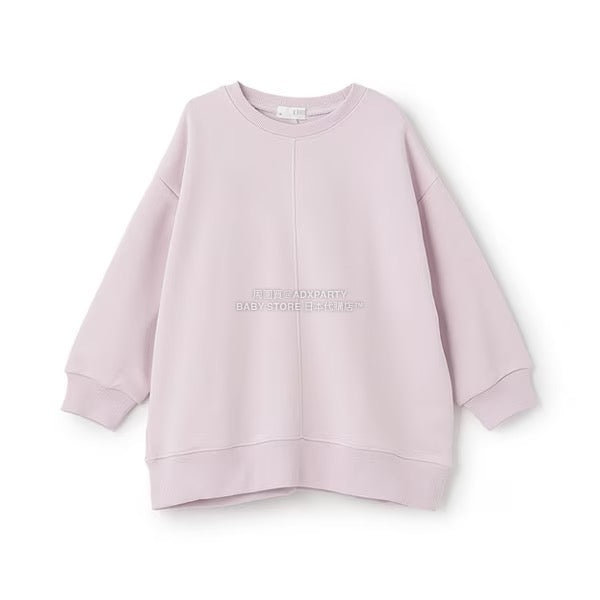 日本童裝 b・R# 吸水速乾 寬鬆配色縫線衛衣 100-150cm 男童款/女童款 冬季 TOPS