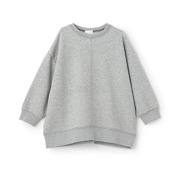 日本童裝 b・R# 吸水速乾 寬鬆配色縫線衛衣 100-150cm 男童款/女童款 冬季 TOPS