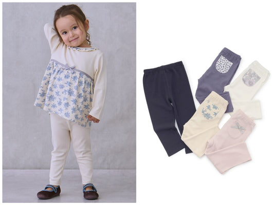 日本童裝 pe#main 口袋打底褲 80-130cm 女童款 秋季 PANTS