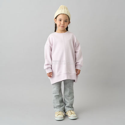 日本童裝 b・R# 吸水速乾 寬鬆配色縫線衛衣 100-150cm 男童款/女童款 冬季 TOPS