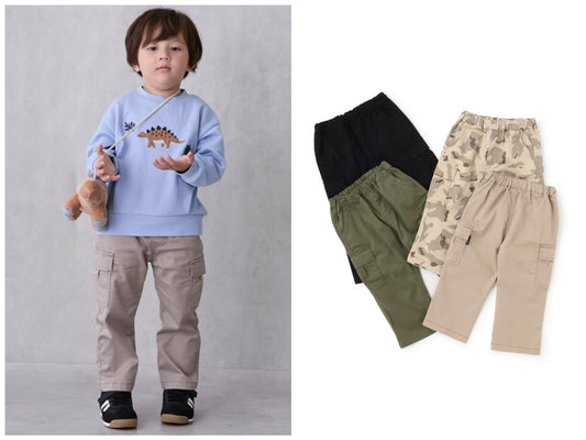 日本童裝 pe#main 工裝褲 80-130cm 男童款 秋季 PANTS