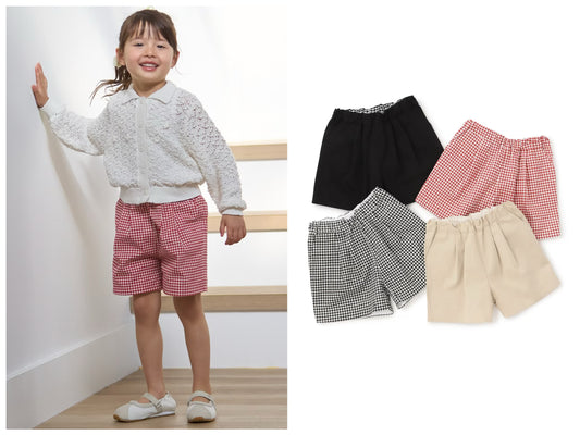 日本童裝 pe#main 背面蝴蝶結短褲 80-130cm 女童款 夏季 PANTS