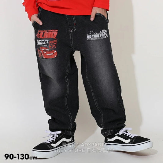 Japanese BDL x Disney Cars Denim Pants 90-130cm Boys' Autumn PANTS 