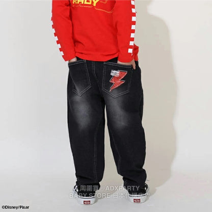 Japanese BDL x Disney Cars Denim Pants 90-130cm Boys' Autumn PANTS 