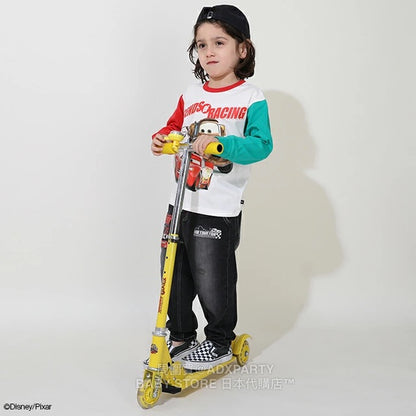 Japanese BDL x Disney Cars Denim Pants 90-130cm Boys' Autumn PANTS 