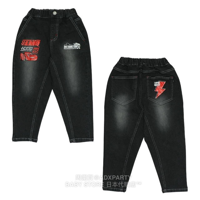 Japanese BDL x Disney Cars Denim Pants 90-130cm Boys' Autumn PANTS 