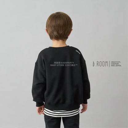 日本童裝 b・R# 吸水速乾 吸濕排汗 寬鬆衛衣 100-150cm 男童款/女童款 冬季 TOPS