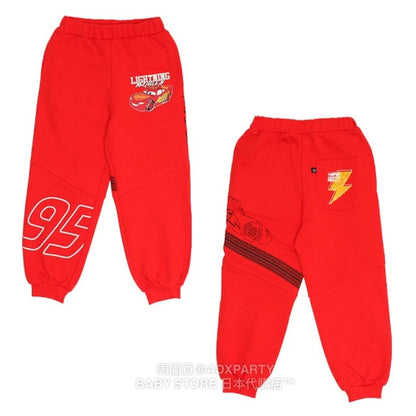 Japanese BDL x Disney Cars Sports Pants 90-130cm Boys' Autumn PANTS 