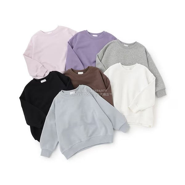 日本童裝 b・R# 吸水速乾 吸濕排汗 寬鬆衛衣 100-150cm 男童款/女童款 冬季 TOPS