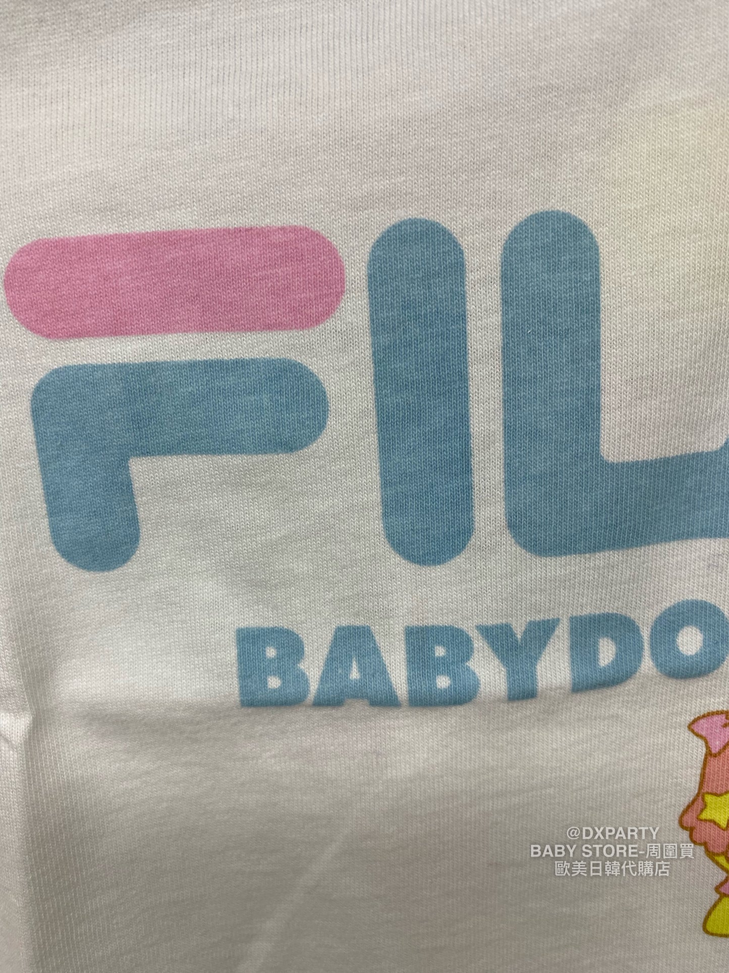 現貨區1-2日寄出--日本童裝 Babydoll x Fila x Sanrio 上衣 90cm 女童款 夏季 TOPS