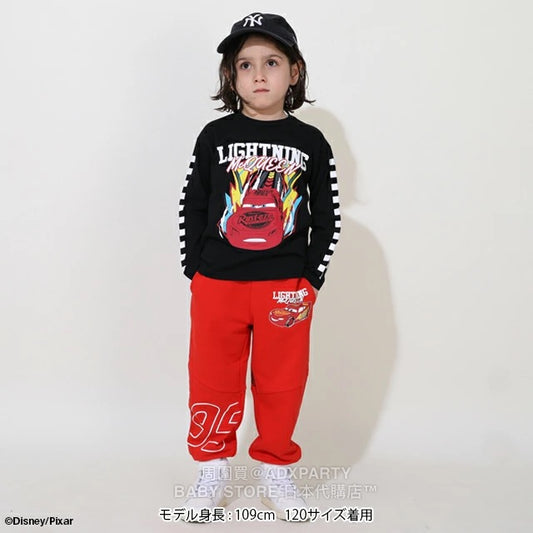 Japanese BDL x Disney Cars long-sleeved top 90-130cm boys' autumn TOPS 