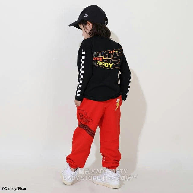 Japanese BDL x Disney Cars long-sleeved top 90-130cm boys' autumn TOPS 
