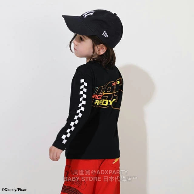 Japanese BDL x Disney Cars long-sleeved top 90-130cm boys' autumn TOPS 