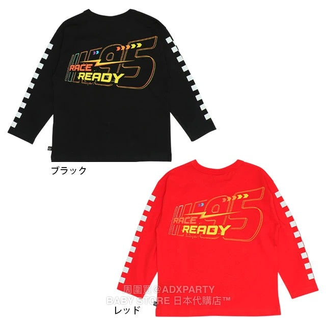 Japanese BDL x Disney Cars long-sleeved top 90-130cm boys' autumn TOPS 
