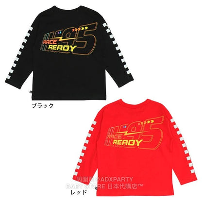 Japanese BDL x Disney Cars long-sleeved top 90-130cm boys' autumn TOPS 